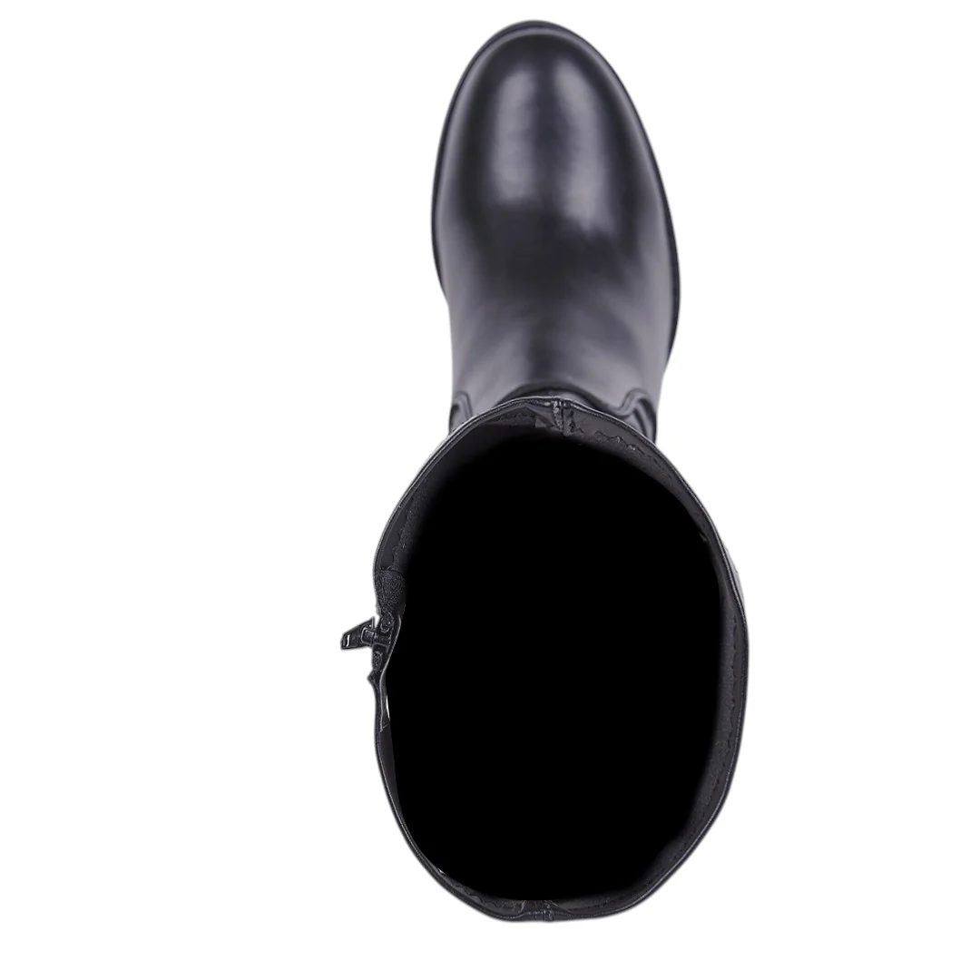 BOTA ALTA LISA NEGRO 55140 - Image 6