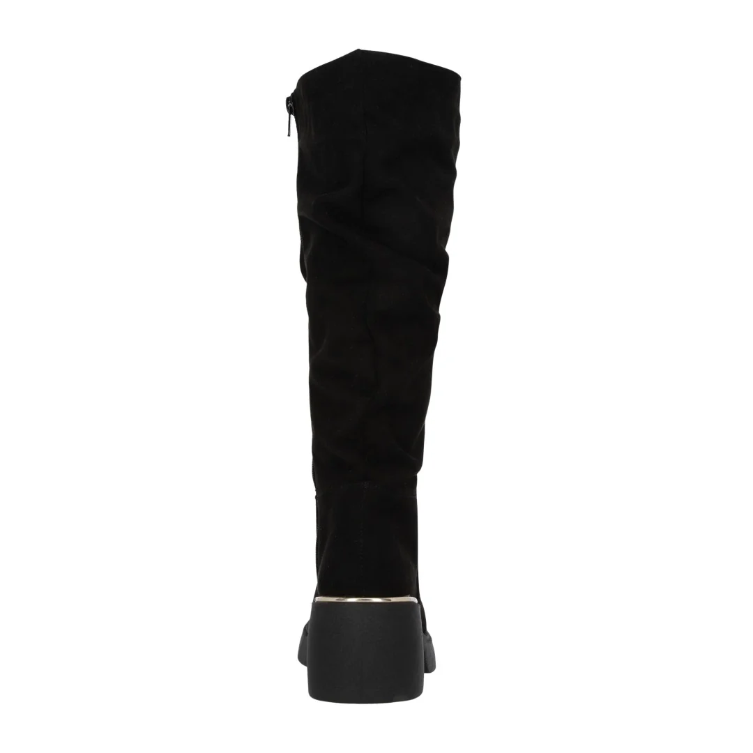 BOTA ALTA NEGRA CON TACÓN 17831 - Image 5