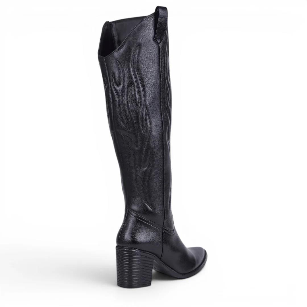 BOTA ALTA CON PESPUNTE NEGRO 01833 - Image 4