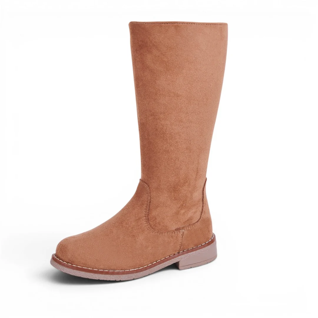 BOTA ALTA TIPO GAMUZA MIEL 16596