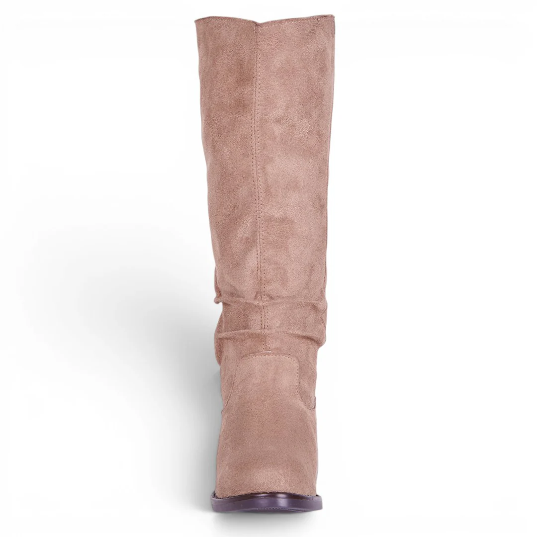 BOTA CON APLICACIONES METÁLICAS TAUPE 55142 - Image 3