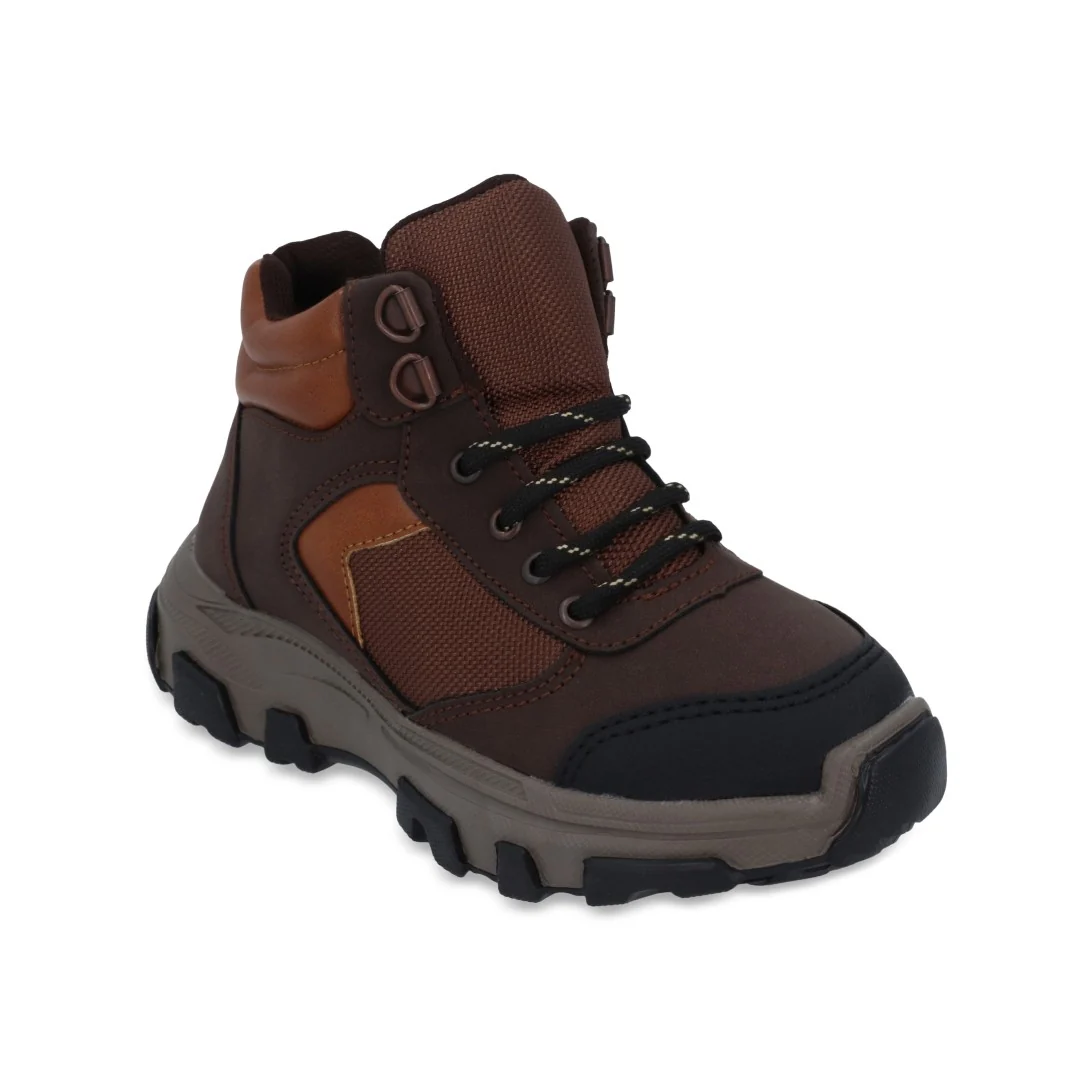 BOTA CASUAL CAFÉ CON ADORNO 07725