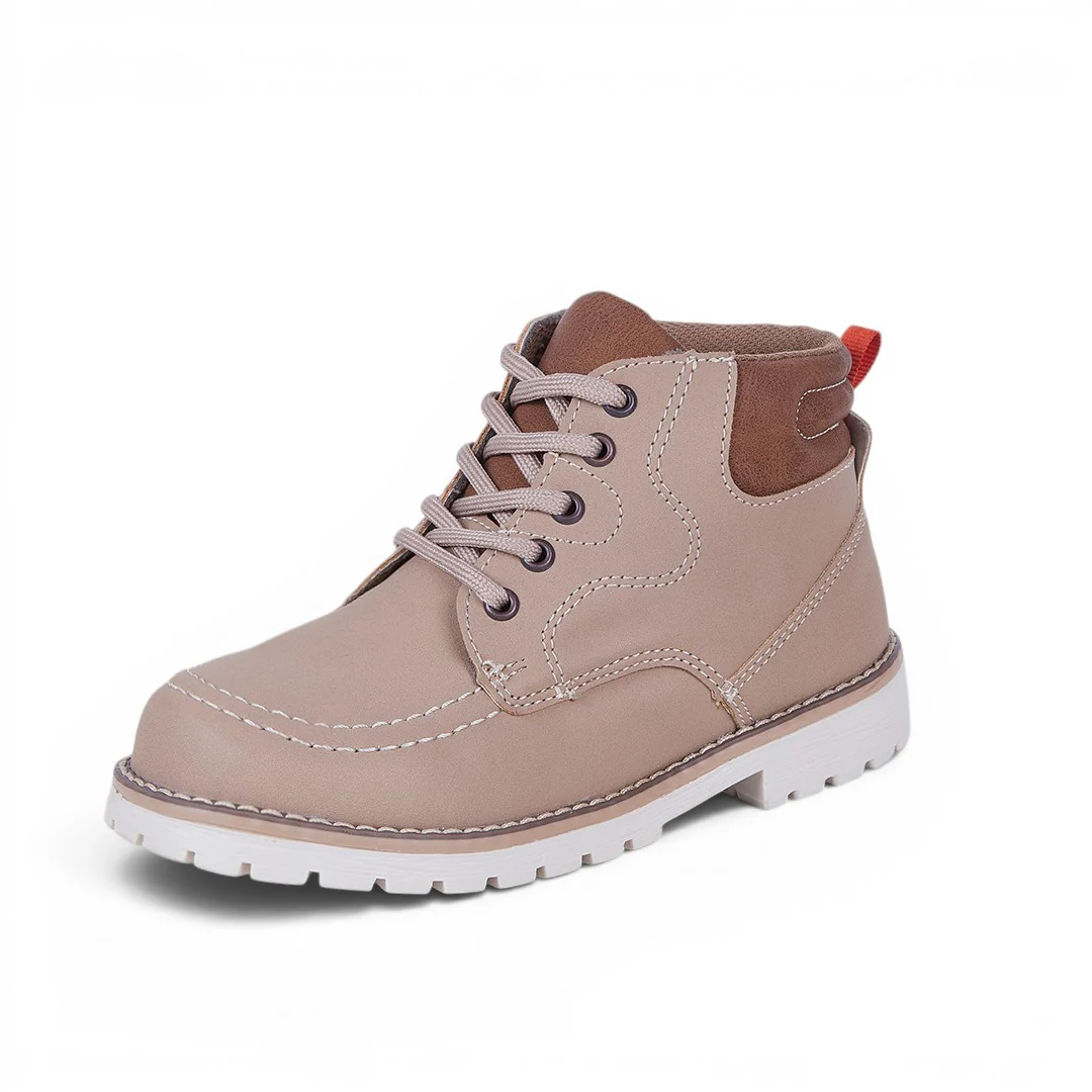 BOTA CON AGUJETAS BEIGE 07747