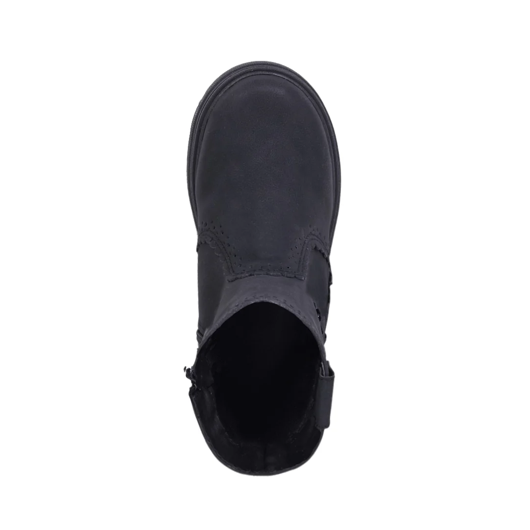 BOTA CON FLORES NEGRO 53718 - Image 5