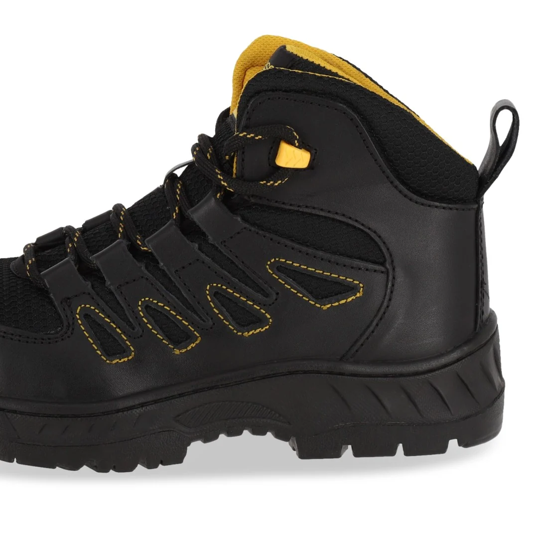 BOTA DE PISO CABALLERO NEGRO PIEL 00147 - Image 6