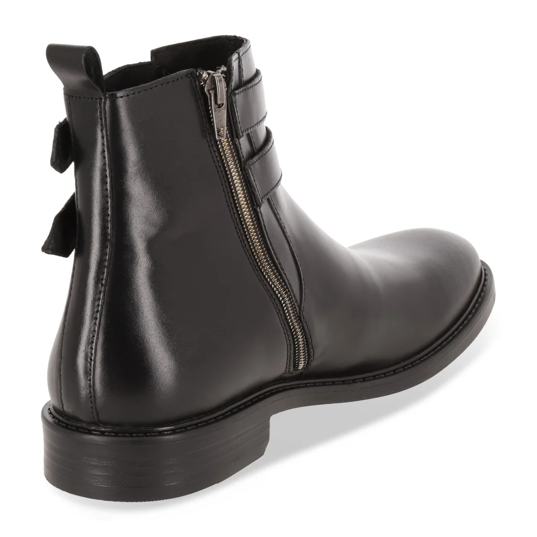 BOTA DE PISO CABALLERO NEGRO PIEL 12118 - Image 3