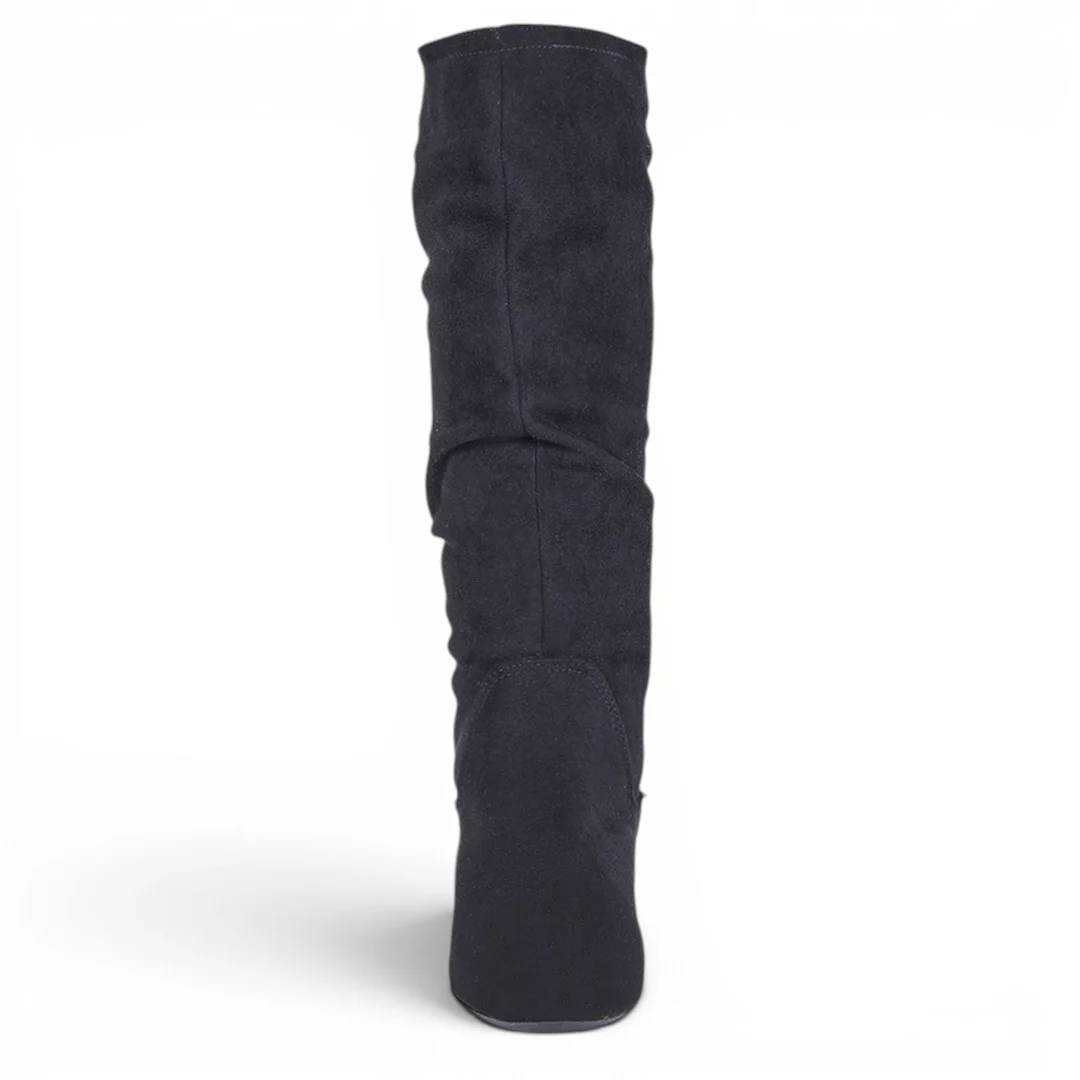 BOTA LARGA ARRUGADA NEGRO 48819 - Image 3
