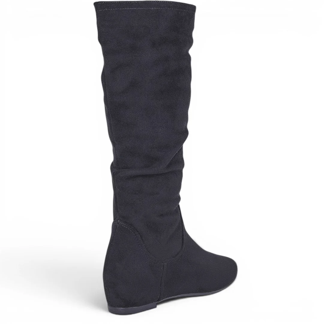 BOTA LARGA ARRUGADA NEGRO 48819 - Image 4