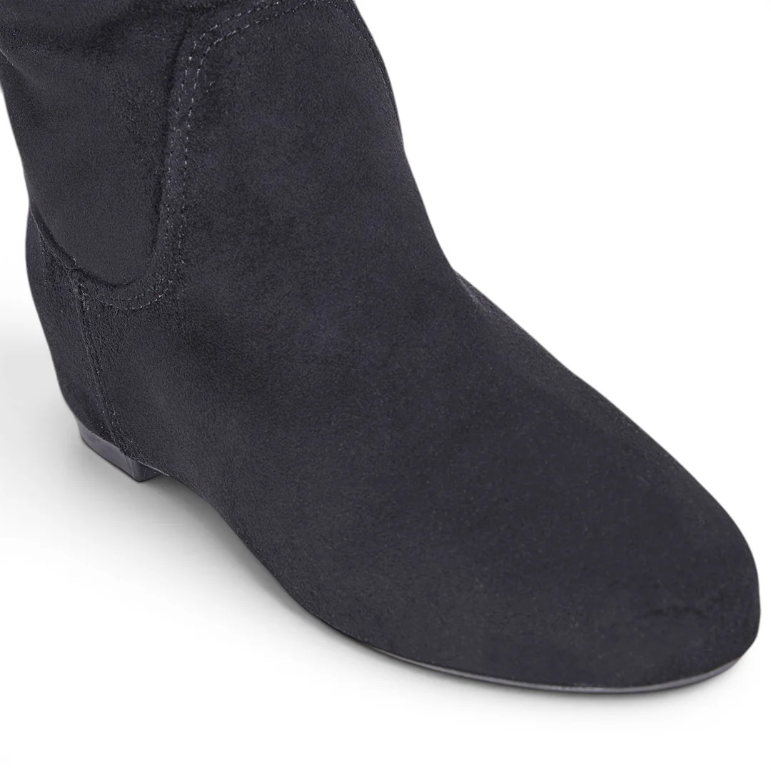 BOTA LARGA ARRUGADA NEGRO 48819 - Image 5