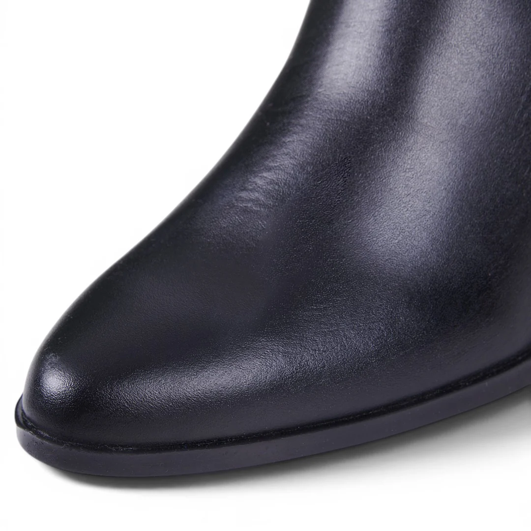 BOTA LISA CON TACÓN NEGRO 09449 - Image 6