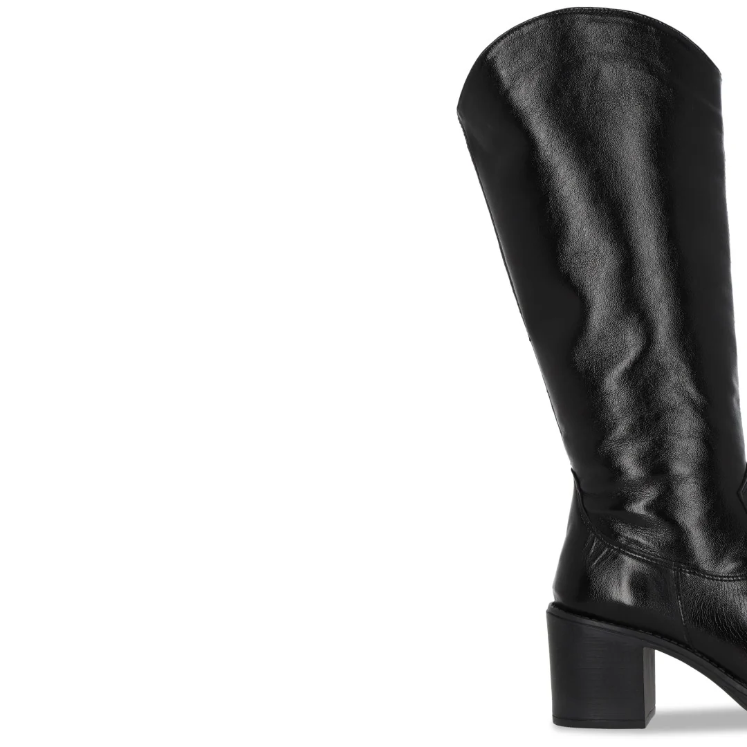 BOTA NEGRA DE TUBO ALTO 55134 - Image 2