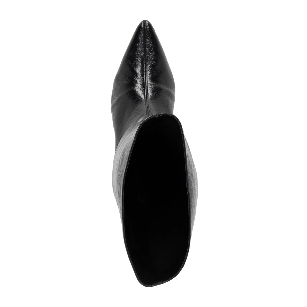 BOTA PUNTAL LARGA DE TACÓN COLOR NEGRO 18071 - Image 6