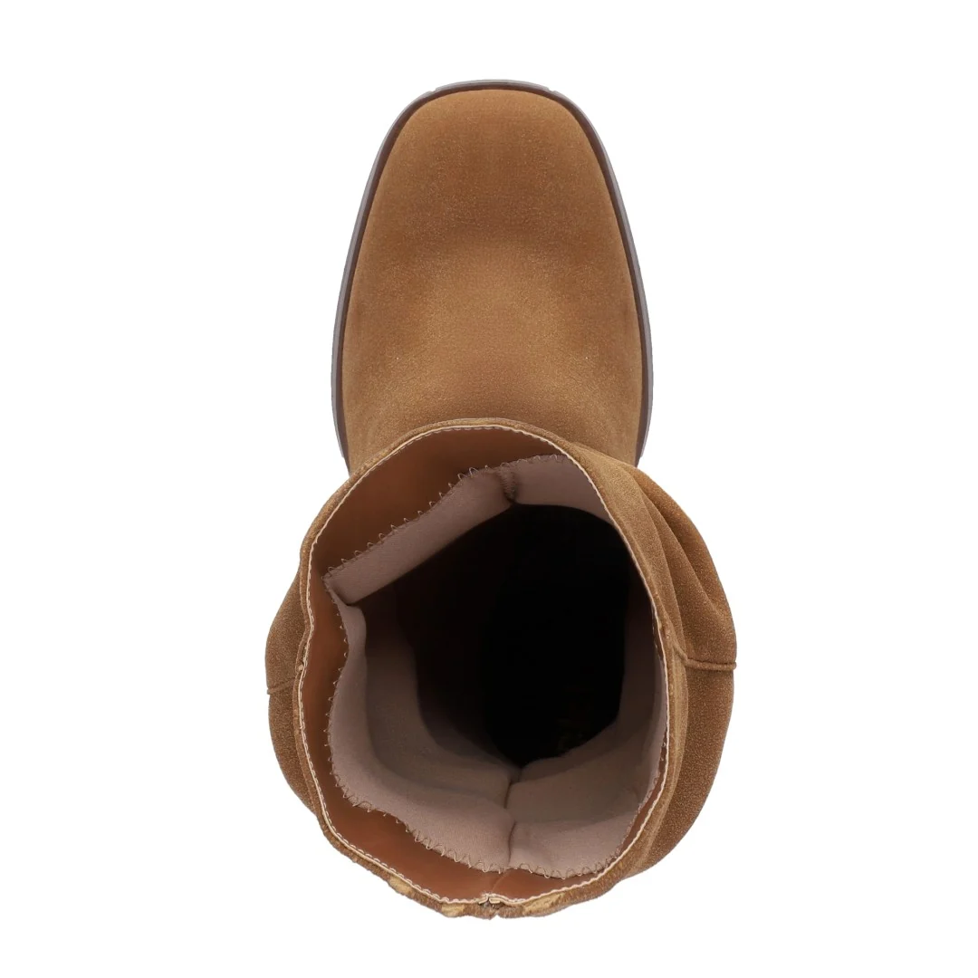 BOTA TACÓN CORRUGADA COLOR MIEL 01808 - Image 6