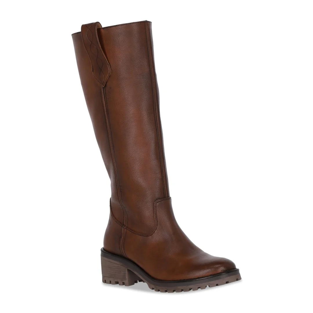 BOTA TUBO LARGO COLOR MIEL 01617