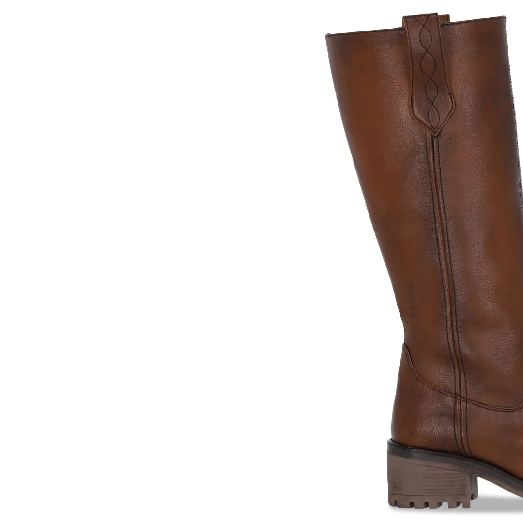 BOTA TUBO LARGO COLOR MIEL 01617 - Image 2