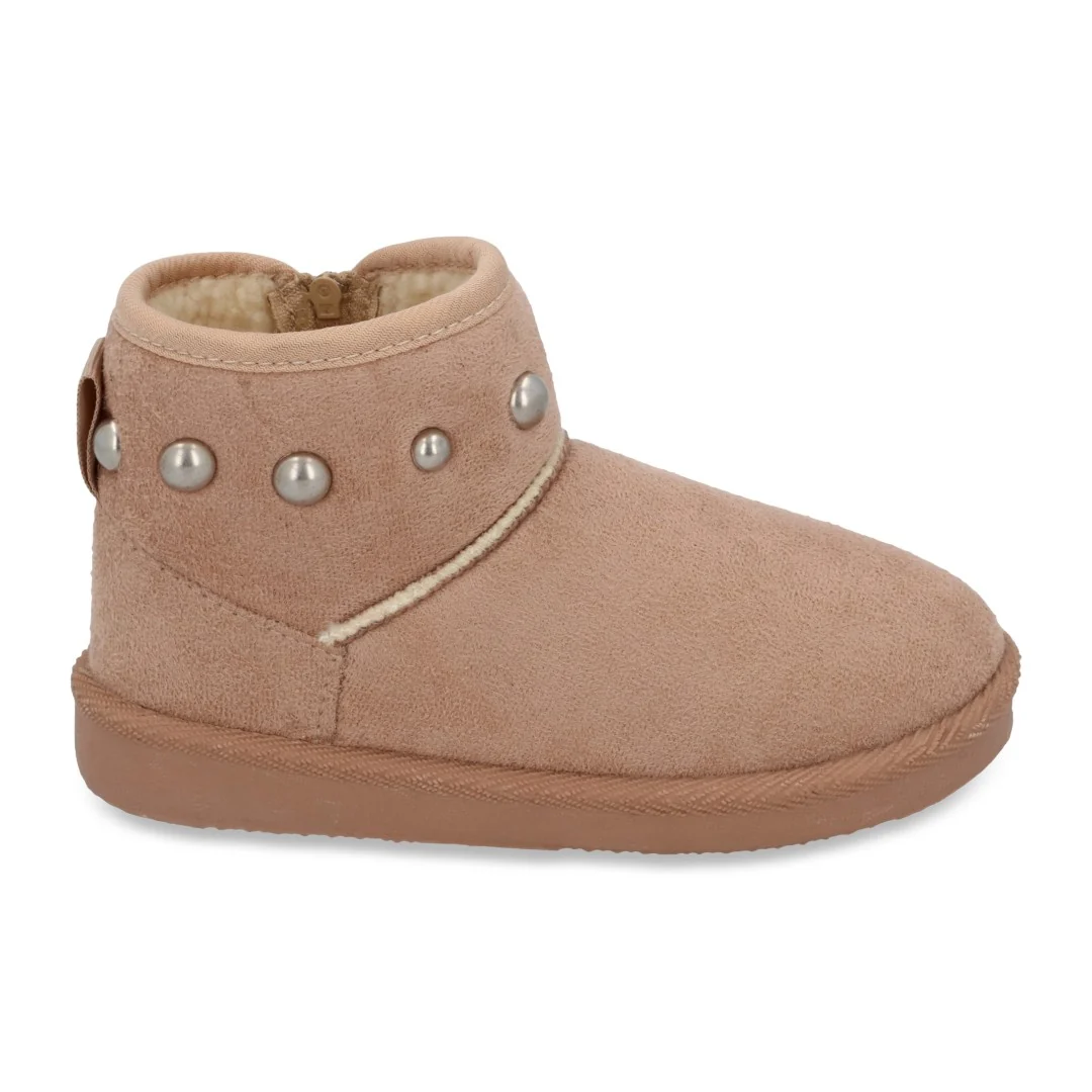 BOTÍN CASUAL BEIGE CON ADORNO 70236 - Image 2