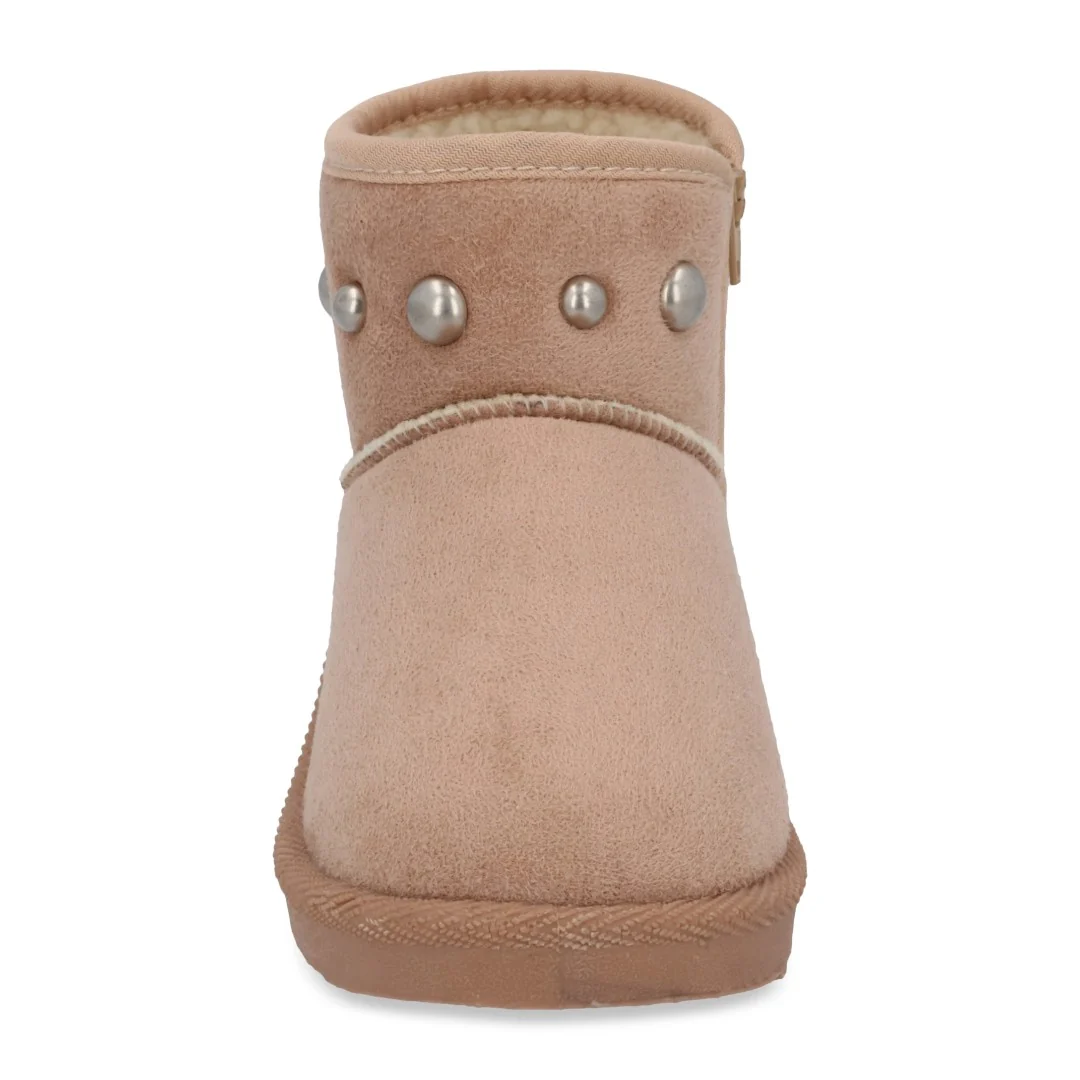 BOTÍN CASUAL BEIGE CON ADORNO 70236 - Image 3