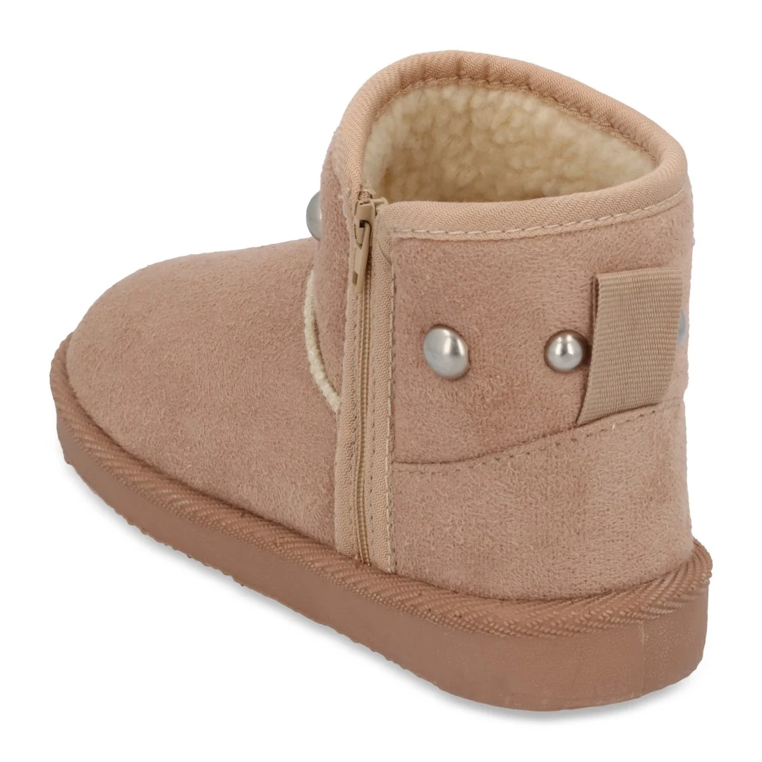 BOTÍN CASUAL BEIGE CON ADORNO 70236 - Image 4