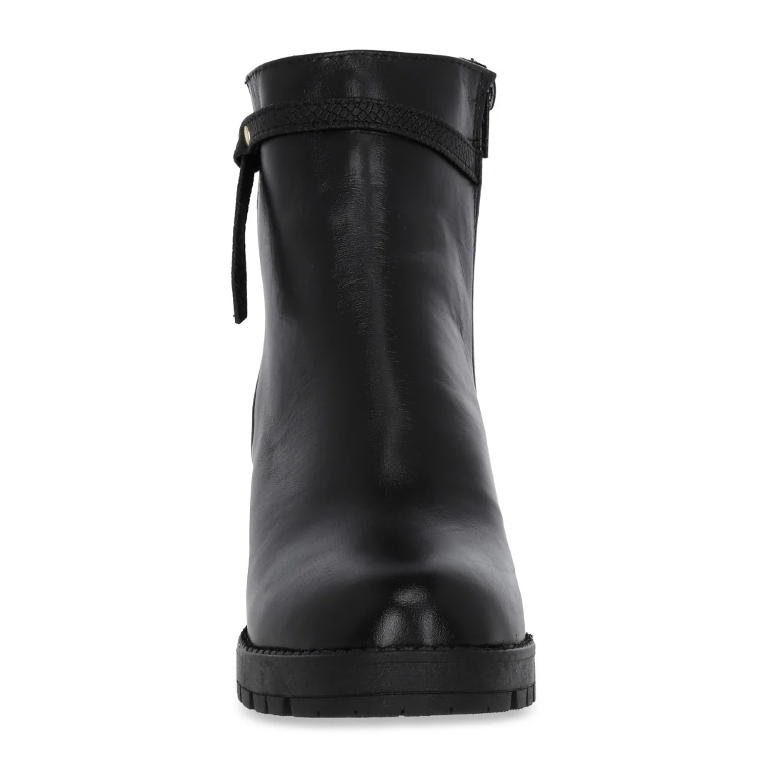 BOTÍN CASUAL DE TACÓN COLOR NEGRO 13602 - Image 2