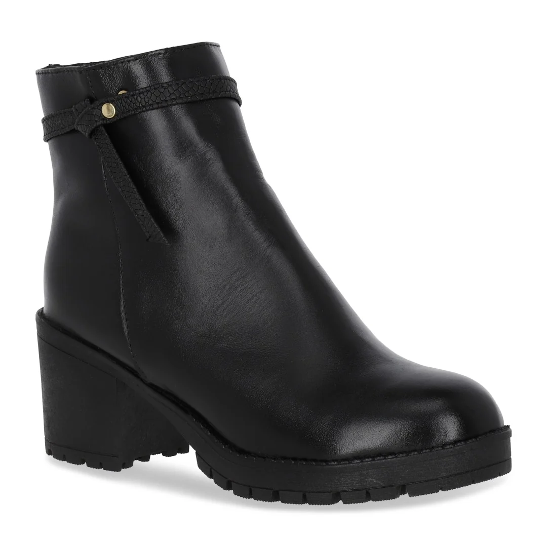 BOTÍN CASUAL DE TACÓN COLOR NEGRO 13602 - Image 6