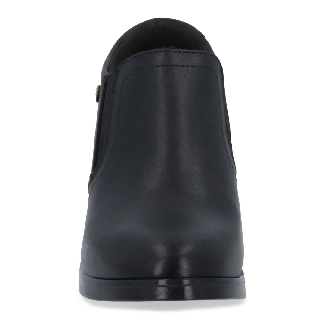 BOTÍN CASUAL DE TACÓN NEGRO CON ELÁSTICO 95425 - Image 3