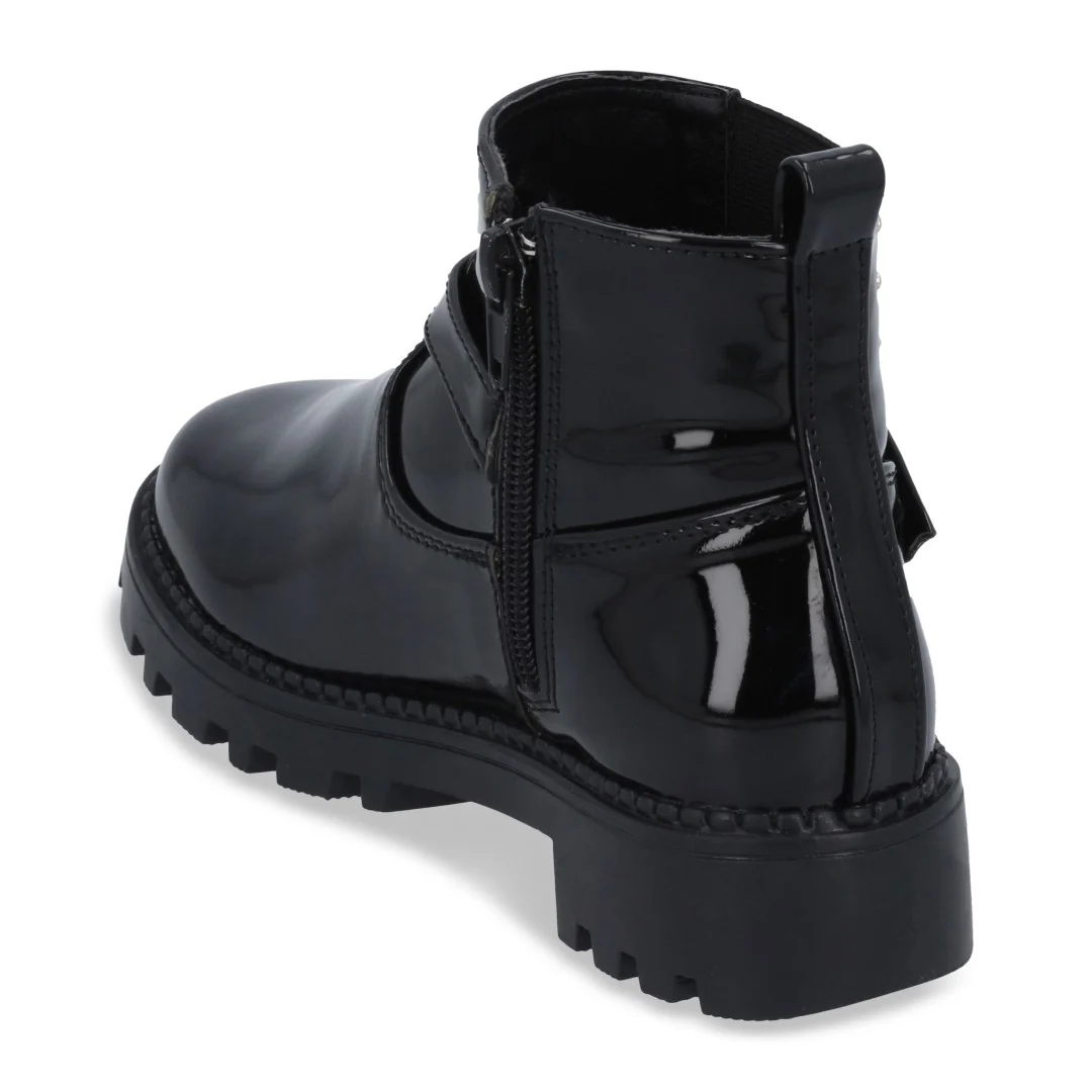 BOTÍN CASUAL NEGRO CON ADORNO 54108 - Image 4