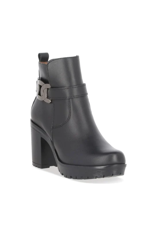 BOTÍN CASUAL NEGRO CON HEBILLA 75288