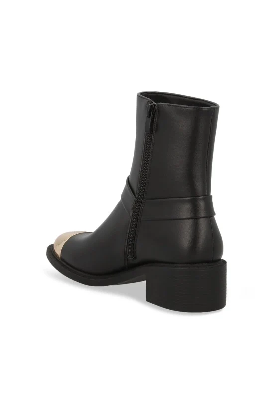 BOTÍN CASUAL NEGRO CON PUNTERA METÁLICA 72889 - Image 4