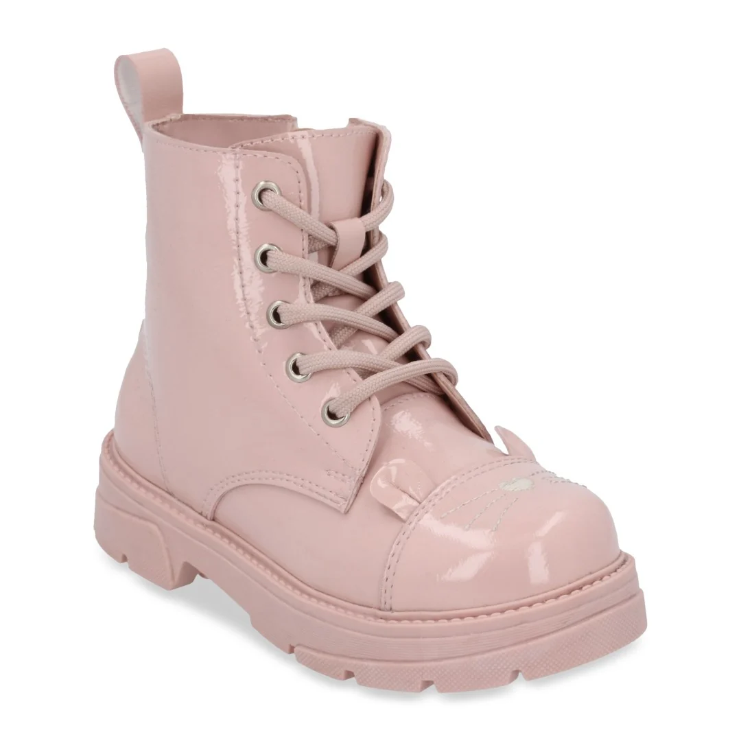 BOTÍN CASUAL ROSA CON ADORNO 43836