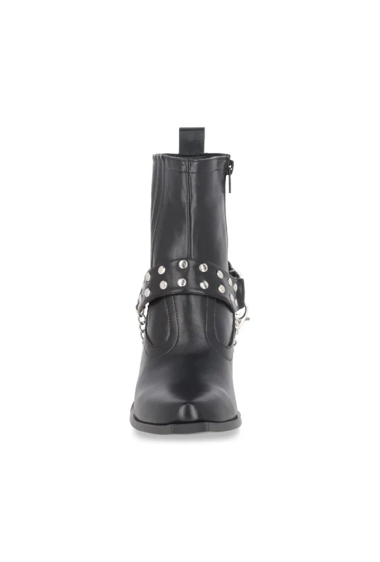 BOTÍN VAQUERO NEGRO CON CADENA 29133 - Image 3