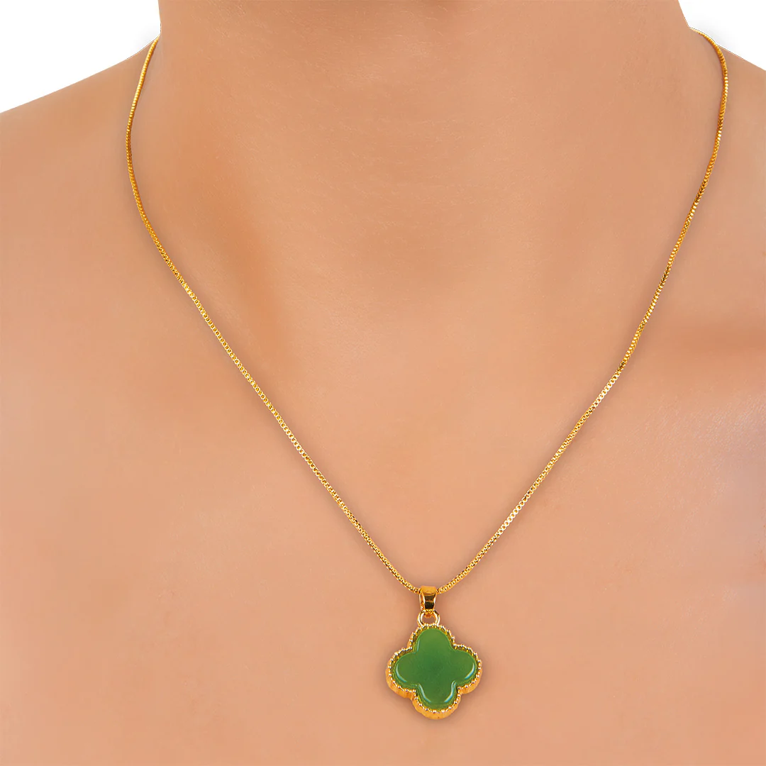 CADENA CON DIJE DE TRÉBOL 93944