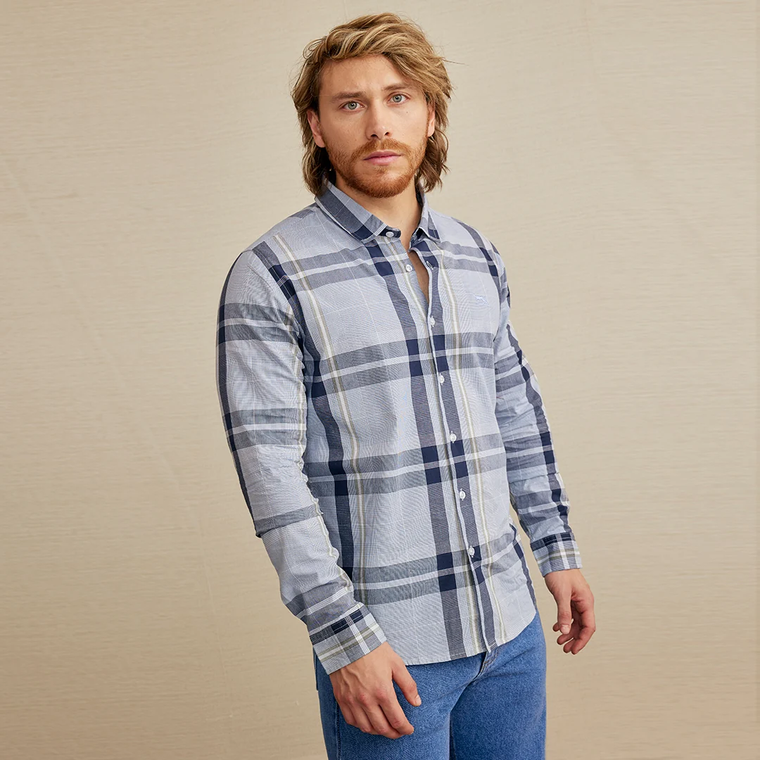 CAMISA CUADROS MANGA LARGA 93080 - Image 2