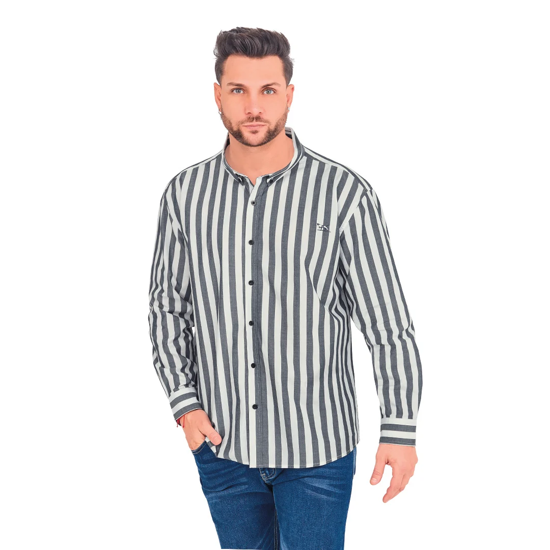 CAMISA MANGA LARGA RAYAS 93048