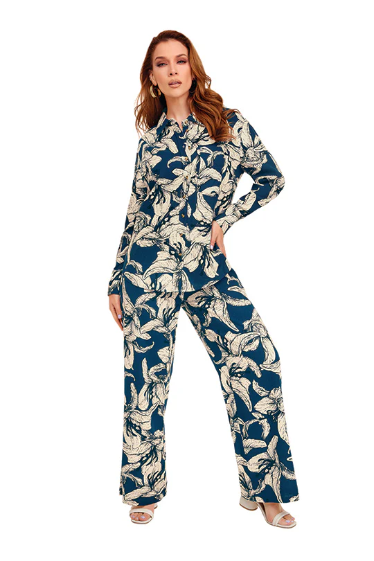 CAMISA MULTICOLOR ESTAMPADA 91527