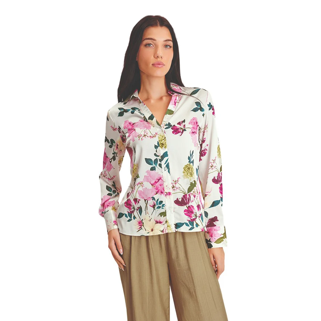 CAMISA MULTICOLOR FLORES 91167