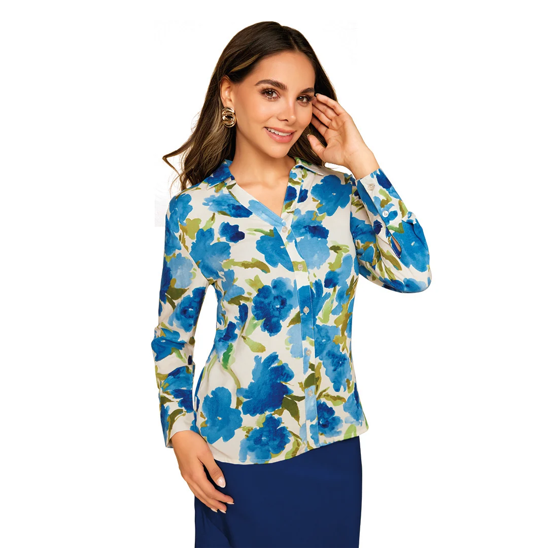 CAMISA MULTICOLOR FLORES 99948