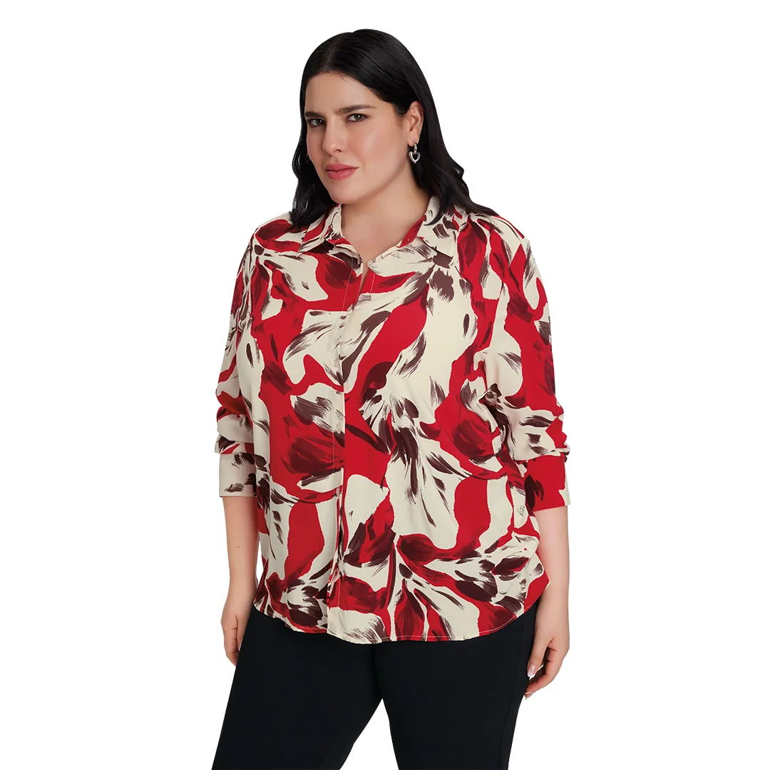 CAMISA MULTICOLOR MANCHAS 93675 - Image 2