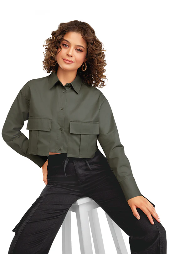 CAMISA VERDE CORTA 91547