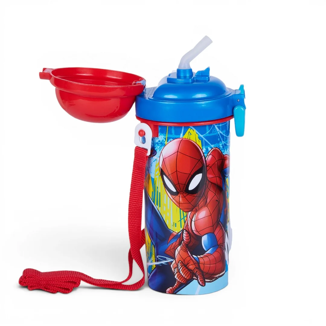 CANTIMPLORA CON POPOTE Y CORREA SPIDERMAN 55474