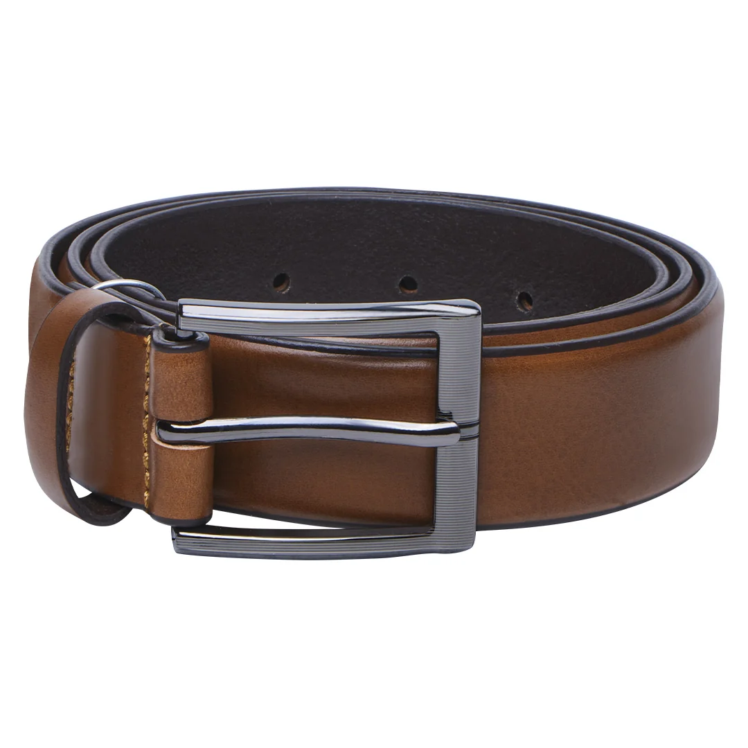 CINTURÓN MIEL PIEL HOMBRE 56136