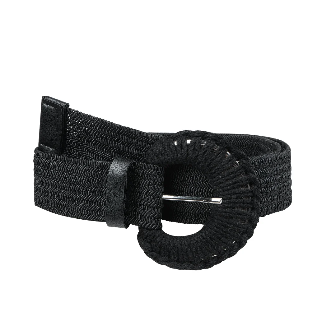 CINTURÓN NEGRO TEJIDO ELÁSTICO 99920