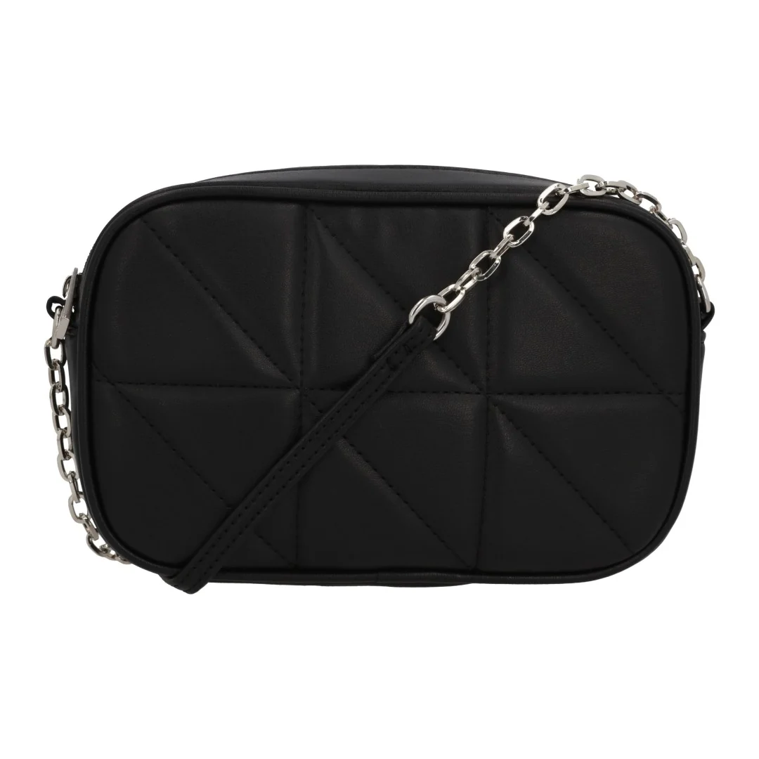 CROSSBODY COLOR NEGRO CON DETALLE CAPITONADO 97707