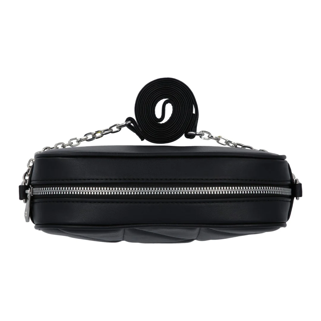 CROSSBODY COLOR NEGRO CON DETALLE CAPITONADO 97707 - Image 5