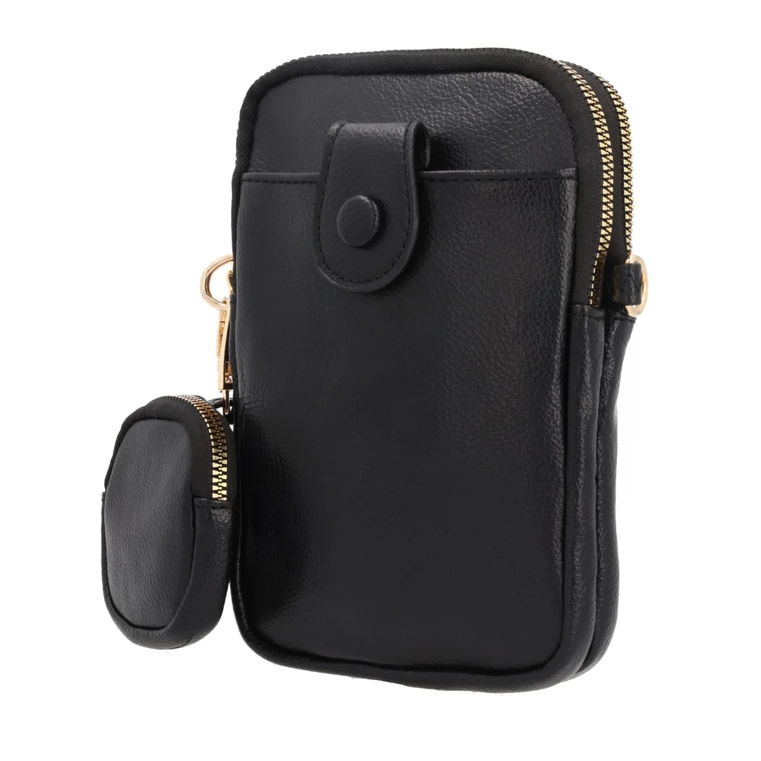 CROSSBODY NEGRO CON MONEDERO EXTRAÍBLE 97425