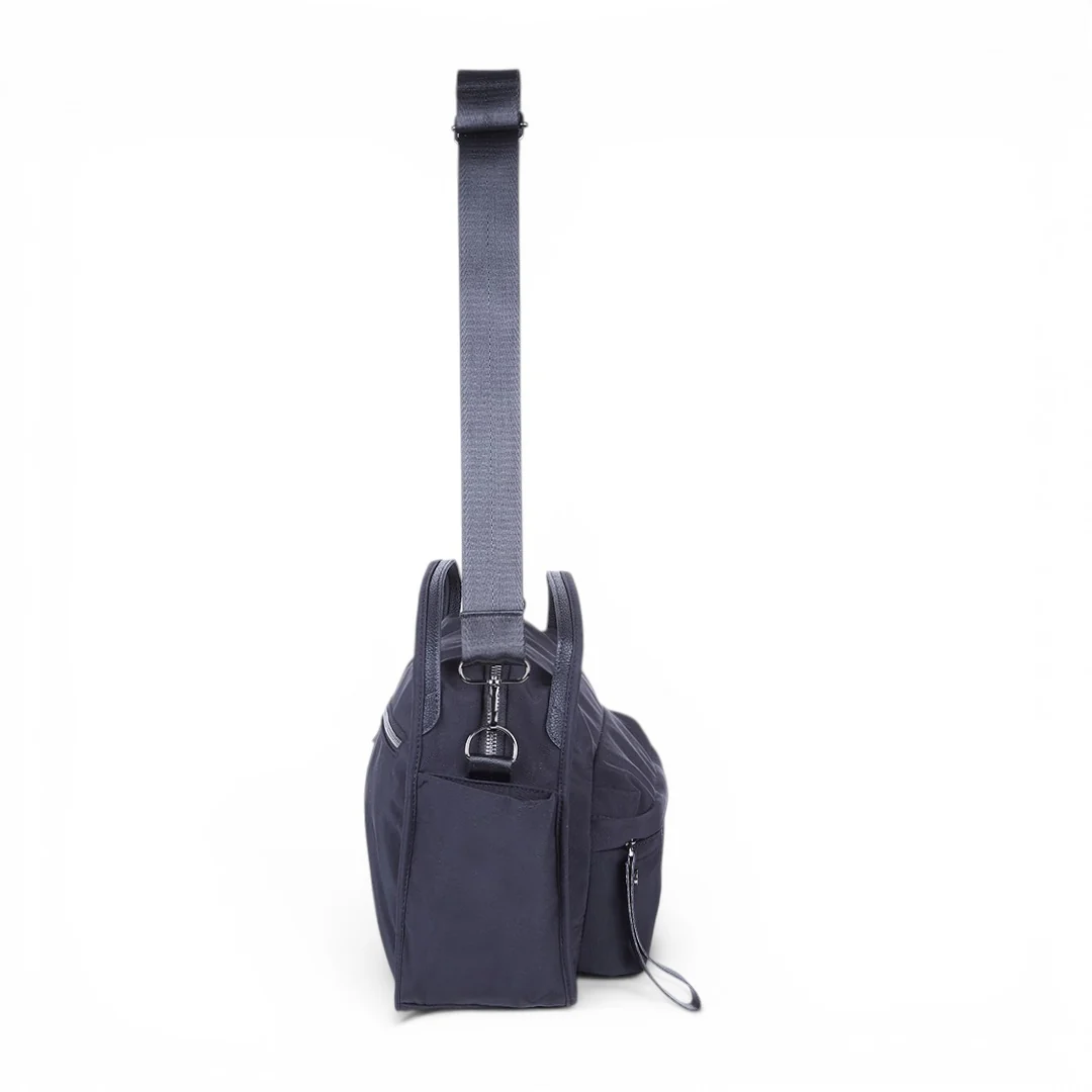 CROSSBODY TEXTIL MULTIBOLSILLOS NEGRO 83791 - Image 2