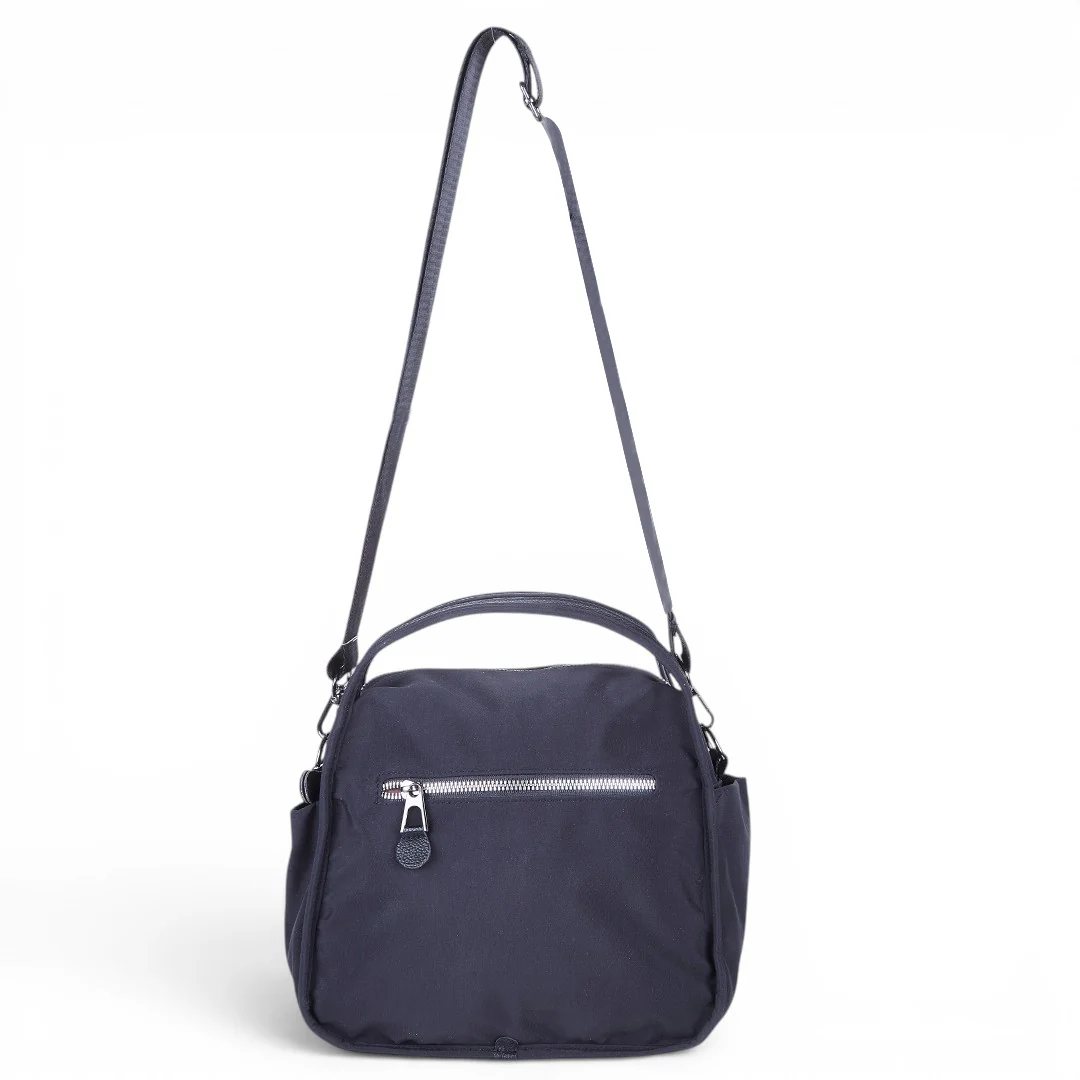 CROSSBODY TEXTIL MULTIBOLSILLOS NEGRO 83791 - Image 3