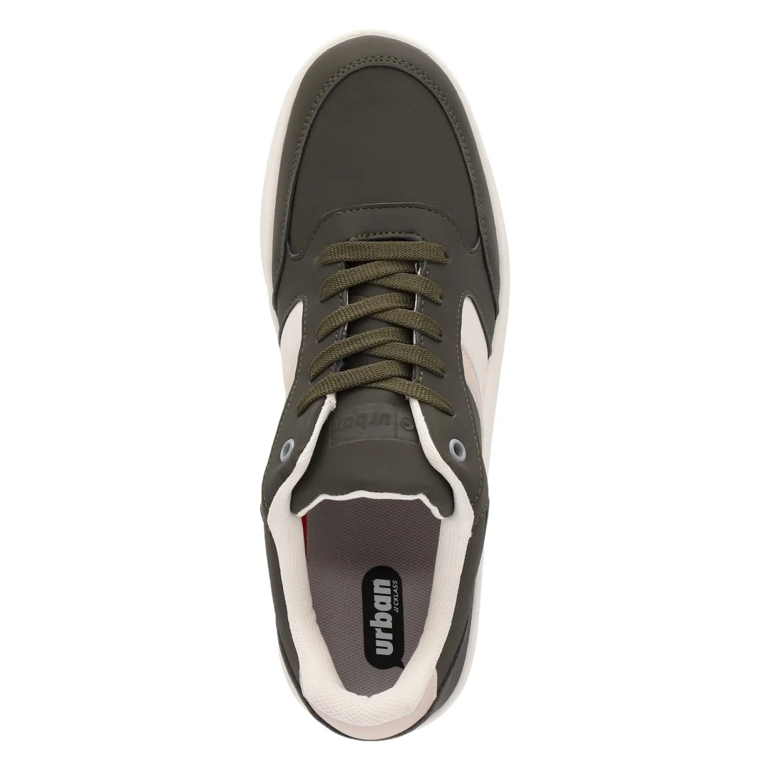 DÚO 005 TENIS DE PISO VERDE Y BLANCO SINTÉTICO - Image 11