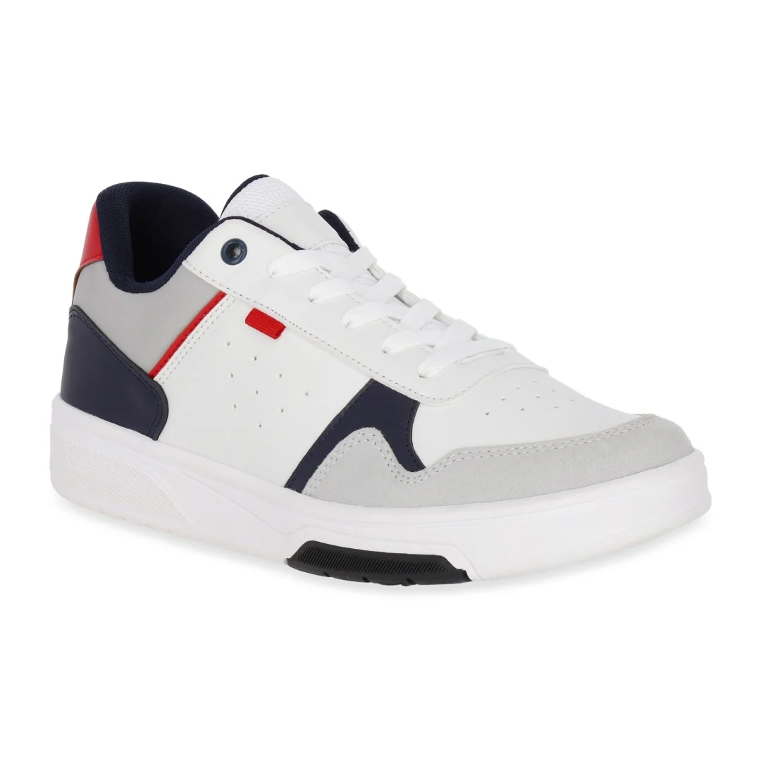 DÚO 005 TENIS DE PISO VERDE Y BLANCO SINTÉTICO - Image 2