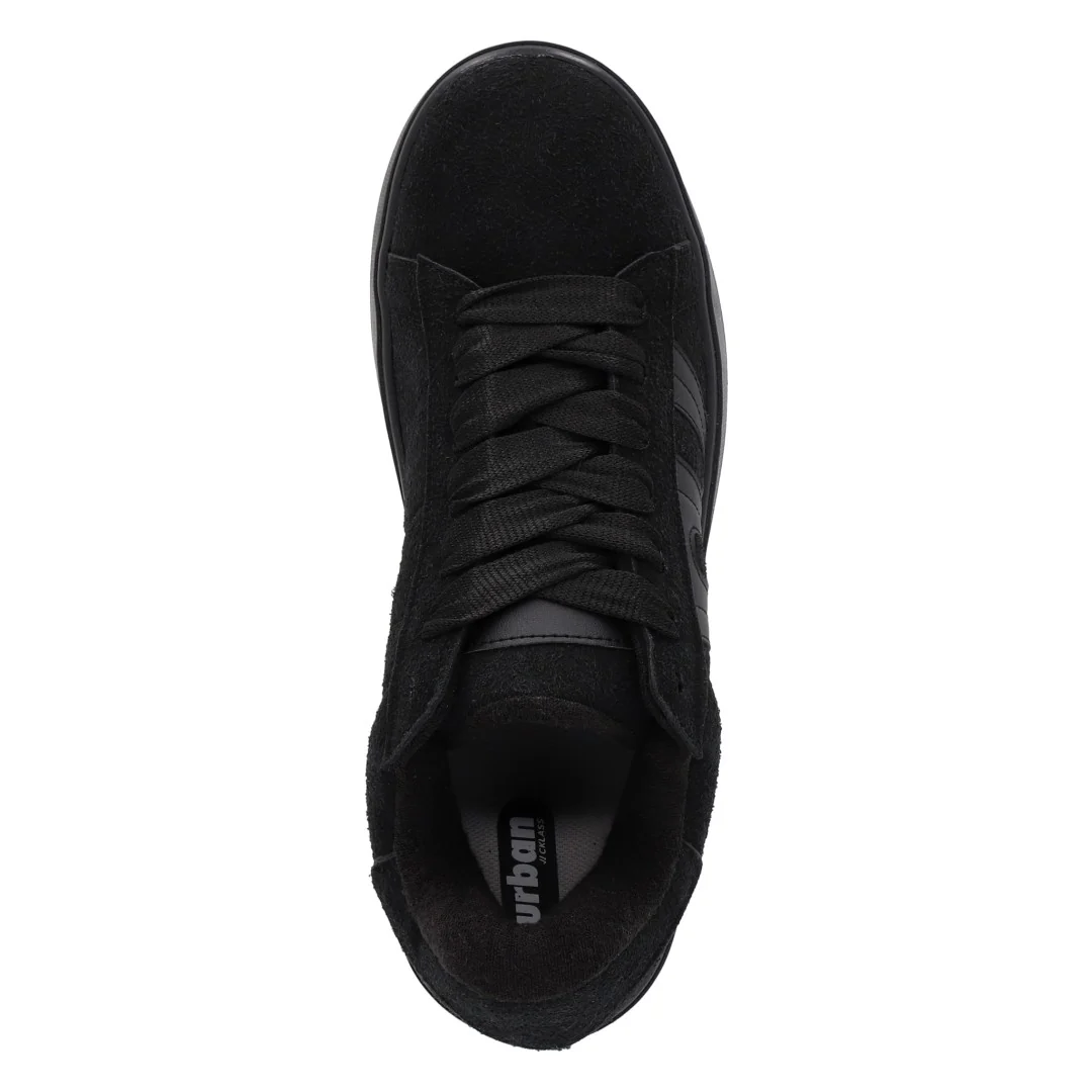DÚO 006 TENIS DE PISO NEGRO Y BLANCO SINTÉTICO - Image 11