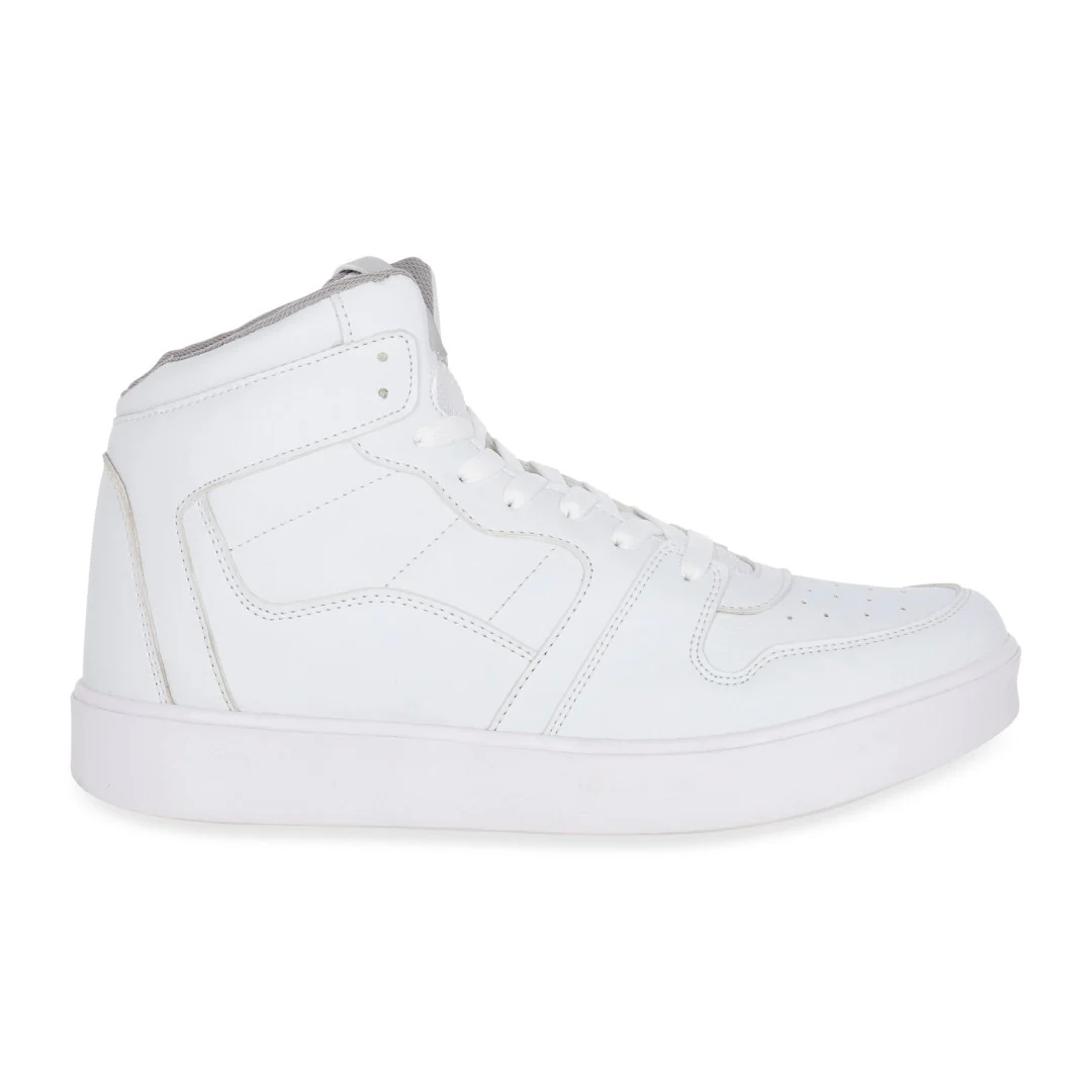 DÚO 006 TENIS DE PISO NEGRO Y BLANCO SINTÉTICO - Image 3
